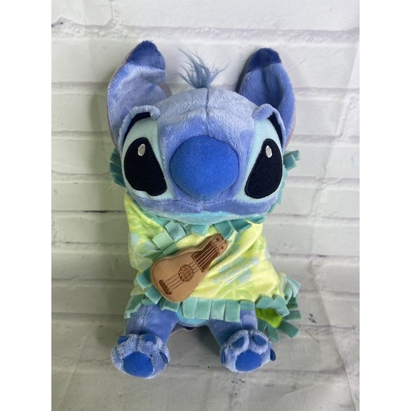Disney Babies Stitch Plush With Baby Blanket Stuffed Animal Store Parks Ukulele - Picture 1 of 6